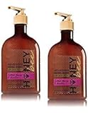 Set of 2 Bath and Body Works Salted Honey and Vanilla With Honey Butter Honey Bee Nourishing Hand Soap 8 Ounce