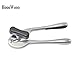 HoooWooo Manual Can Opener-Smooth Edge Stainless Stain Body and Easy Turn Plastic Knob