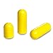 CapsulCN. Empty Gel Caps Empty Gelatin Capsules, 1,000pcs, Size 3,Yellow,Joined
