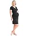 Kindred Bravely Ultra Soft Maternity & Nursing Nightgown Dress (Black, XXL)