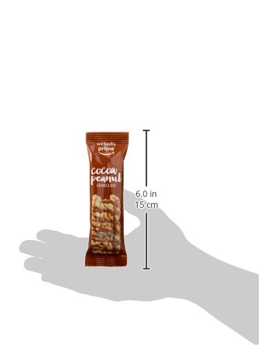 Wickedly Prime Granola Bar Cocoa Peanut Gluten Free Kosher 1 2 Ounce 15 Count Pricepulse