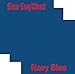 SISER EasyWeed Heat Transfer Vinyl HTV for T-Shirts 12 x 15 Inches 3 Precut Sheets (Navy Blue)
