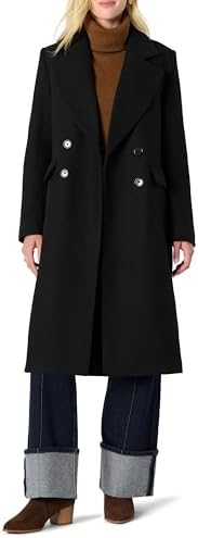 Amazon.com: chouyatou Women's Single Breasted Stand Collar Wool