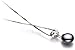 PearlsOnly - Sally Black 9-10mm AA Quality Freshwater 925 Sterling Silver Cultured Pearl Pendant