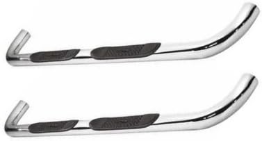 Dodge Ram 1500 Quad Cab Side Step Bars / Nerf Bars - Stainless Steel - Fits the 2009, 2010, 2011, 2012, 2013 and 2014 Dodge Ram 1500 Quad Cab (Full size front doors and small size rear doors). by OC Parts