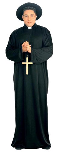 Adult Priest Plus Size Costume - Adult Full
