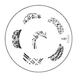 Konad Stamping Nail Art Image Plate - M80
