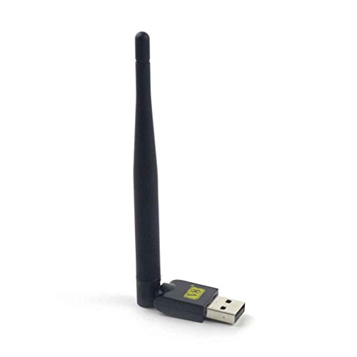 Stevlogs Freesat USB WiFi with Antenna for Freesat V7 V8 Series Digital Satellite Receivers/TV Set Top Box Stable Signal