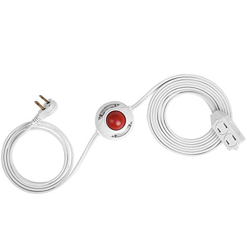 DEWENWILS 12 FT Light Extension Cord with ON/Off Switch for Lights