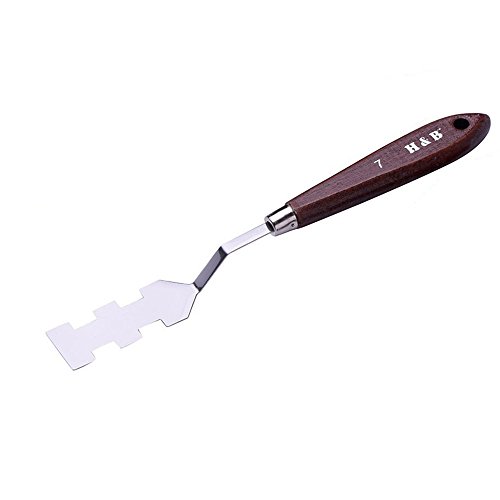 9Pcs Oil Painting Palette Knife Sets Stainless Steel Spatulas Painting Palette Knives Art Tools for FX Special Effects in Oil Painting or Acrylic Mixing Paints- Thin & Flexible Art Tools for Artists - Thumbnail 3