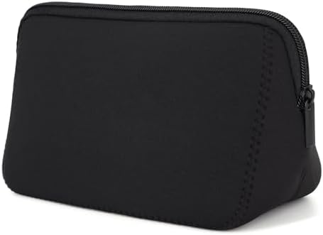 épine pouch Pocket bag black Amazon.com: Cosmos Black Neoprene Utility Storage Case Pouch Bag