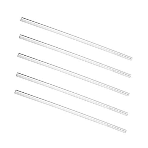 F-ber 5pcs 8mmx250mm/0.3″ x 9.8″ Magnesium Metal Rod Mg Element Bar Survival Emergency Fire Starter High Purity 99.99%