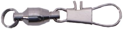 Spro Ball Bearing Swivel with Nickel Snap-Pack of 5 (Size 2)