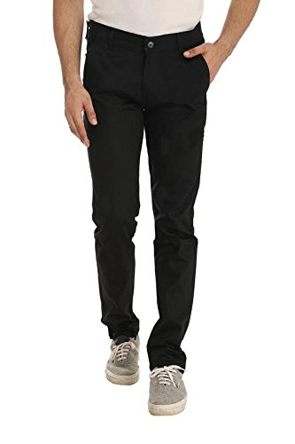 fly shot men's slim fit casual chinos