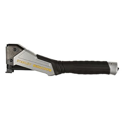 Stanley FatMax Hammertacker / Heftpistole, Antivibe (Aluminiumgehäuse für Klammern Typ G 8-12mm, mit Vibrationsdämpfung, gumm