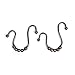 Interfeeling Shower Curtain Rings with Bathroom Double Glide Hooks Oil Rubbed Bronze , Set of 12