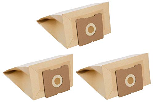 Green Label 3 Pack Replacement Dust Bags 2138425 for Bissell Zing Bagged Canister Vacuums. Fits: 1668, 1668W, 2154A, 4122 Series