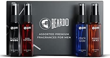 Beardo Perfume for Men Premium Giftset 4x8ml Black Musk