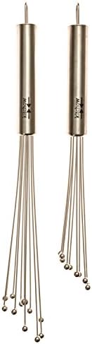 Stainless Steel Ball Whisks (Set of 2) | Slanted Hand Mixer &amp; Kitchen Whisk | Blending, Whisking &amp; Beating | Premium Kitchen Aid &amp; Kitchen Utensil
