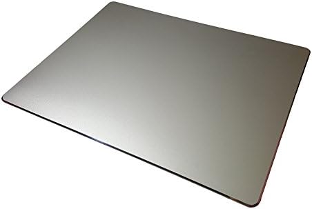 Boboai Mouse Pad Gaming Aluminium Mouse Pad 11 x 8.7 inch Non-slip Rubber Base Micro Sand Blasting Aluminium Surface for Fast and Accurate Control, Silver