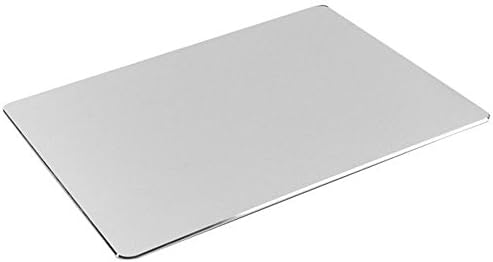 LOFAM Gaming Aluminium Mouse Pad Non-slip Rubber Base &amp; Micro Sand Blasting Aluminium Surface for PC / Laptop / Desktop Fast and Accurate Control - Silver