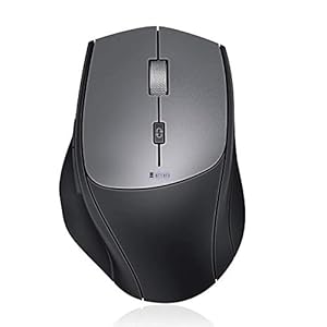 Jelly-Comb-Bluetooth-Wireless-Mouse-Triple-Mode-Silent-Bluetooth-Mouse-BT40BT4024G-Wireless-Compatible-with-LaptopMacbookiPadiPhoneAndroidPCWindowsLinux-2400DPI-Adjustable-Dark-gray Jelly Comb Bluetooth Wireless Mouse, Triple Mode Silent Bluetooth Mouse (BT4.0+BT4.0+2.4G Wireless) Compatible with…