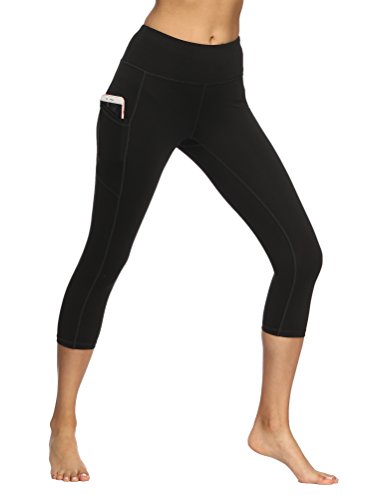 image for Fengbay Capris Leggings, Capris Yoga Pants Tummy Control Workout Runni