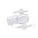 Darice, White Victoria Lynn Satin Covered Wrist Kaber Clip