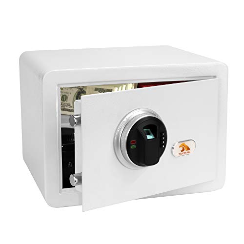 TIGERKING Fingerprint Security Digital Safe BoxWhite Pricepulse