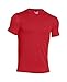 Under Armour Men's Charged Cotton T-Shirt, Red/Graphite, Medium