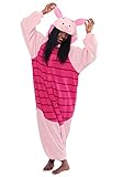 Piglet Kigurumi,Pink,Standard