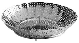 RSVP Endurance Stainless Steel Vegetable Steamer, 9-inch