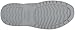 Crocs mens Santa Cruz Convertible Slip on Loafer, Light Grey/Slate Grey, 8 US