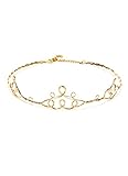 Elope Women's Gold Peak Circlet Sexy Regal Gold Circlet with Adjustable Chain Back