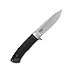 CRKT Ruger Accurate Fixed Blade Knife with Sheath: Hunting and Outdoor Knife, Satin Drop Point Blade, Textured Rubber Grip, Nylon Sheath R2201