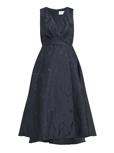 Gina Bacconi Women's Jacquard Dress Cocktail, Black, 18