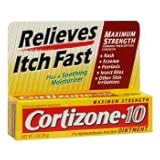 Cortizone 10 Maximum Strength Hydrocortisone Anti-Itch Ointment 1 oz.