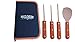 Pumpkin Carving Kit - Professional Heavy Duty Stainless Steel Tools Set for Halloween (4 Pieces with Storage Carrying Case)