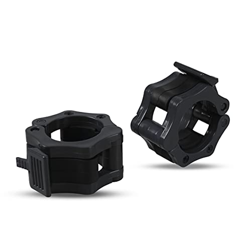 QuickRelease Safety Collars for Olympic Barbells, 2” Plates by D1F