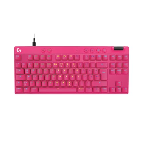 Logitech G PRO X TKL Rapid Tenkeyless kabelgebundene Gaming Tastatur mit magnetischen Analogschaltern, Rapid Trigger-Modus, einstellbarem Auslöser und