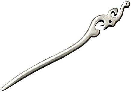 シルバーヴィンテージヘアアクセサリー 民族の頭飾り 中国の箸装飾アクセサリーファッションレトロスタイル