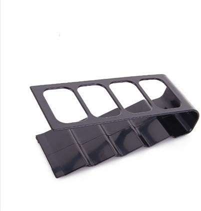 Amazon 韓国版 アイデア 4コマ リモコン収納棚 収納ボックス プラスチック デスクトップ文房具 携帯電話の収納席 リモコンラック リモコン スタンド 小物収納 ペン立て 文房具 オフィス用品