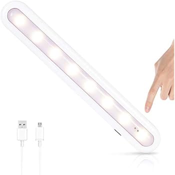 STAR-SPANGLED Closet Light Rechargeable Under Cabinet Lighting Wireless Dimmable Night Touch Light Battery Operated Powered Portable LED Stick On Lights Under Counter Vanity Kitchen Bedroom Warm White