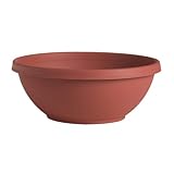 Fiskars 18 Inch TerraBowl Planter, Color Clay (54018C)