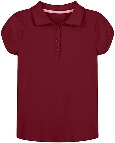 red polo dress uniform St. Bernard School Pleated Polo Dress