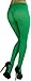 ToBeInStyle Women's Opaque Full Footed Panty Hose Leggings Tights Hosiery - Green - One Size: Regular