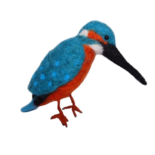 Feltsky Kingfisher Needle Felting Kit for Beginners DIY Craft Kit Include Everything to Make