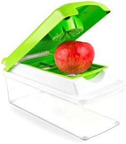 Lifestyle Chef Vegetable Pro Onion Chopper & Heavy Duty - Veggie Slicer Dicer Food Dicer - Interchangeable Stainless Steel - Multi Kitchen Fruit Cutter & Processor