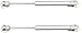 Apexstone GS2302 100N/22.5lb Gas Struts,Gas Springs,Gas Strut,Lift Support,Gas Shocks,Lid Stay,Lid Support,Set of 2