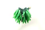 Lee Display Green Chili Pepper Lights 35 Chili Bulbs 3'' Spacing Green Wire 11' Length Lime Green Chili Pepper Lighting Vegetable Lights Christmas Mini Steady Green String Lights (Green Chili)